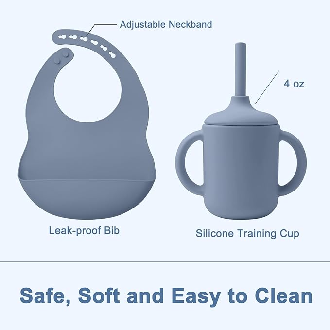 Multifunctional Baby Silicone Tableware Set: Safe and Convenient, Enhancing Baby's Mealtime