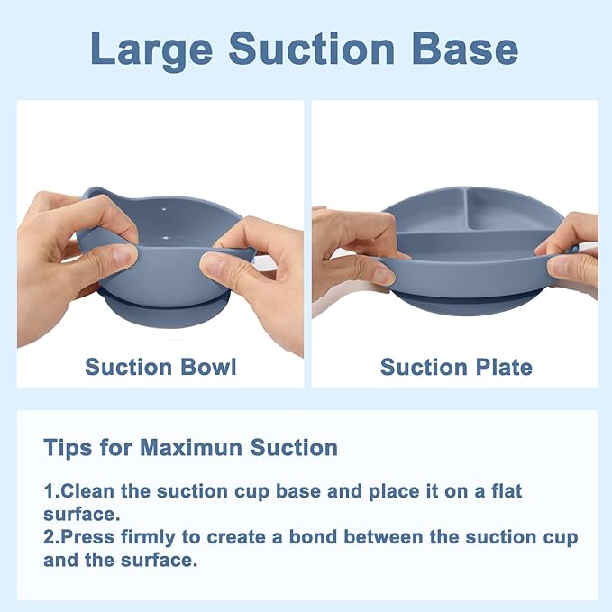 Multifunctional Baby Silicone Tableware Set: Safe and Convenient, Enhancing Baby's Mealtime