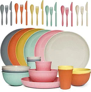 Colorful and Shatter - Resistant Silicone Tableware Set: Safe and Practical, Brightening Dining Moments